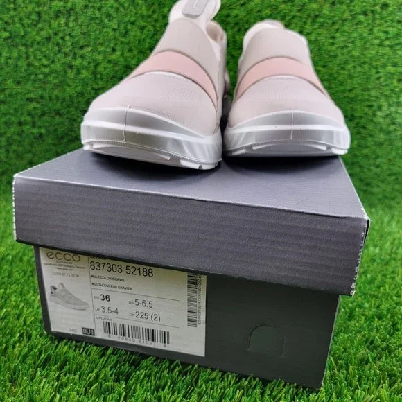Ecco Shoes Ecco St Lite Nib Womens Slipon Sneakers Gravel Leather Size 36 Us 555 New Poshmark